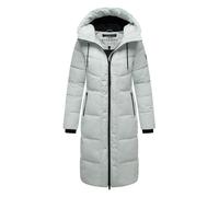 Steppmantel NAVAHOO "Schokokuss XIV", Damen, Gr. M (38), blau (ice), Obermaterial: 92% Nylon, 8% Elasthan; Innenfutter: 100% Polyester; Wattierung: 100% Polyester; Ärmelfutter: 100% Polyester, modisch