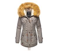 Wintermantel NAVAHOO "La Viva" Gr. S (36), grau (dunkelgrau) Damen Mäntel Wintermäntel hochwertiger Winterparka mit großem Kunstfell (10955759-S)