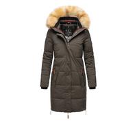 Navahoo Damen Winterjacke Halina - Warmer Parka mit Abnehmbarem Kunstfellkragen M