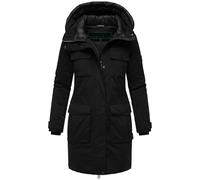 Navahoo Damen Winterjacke Jacke mit Kapuze Eissturm 14 Black Gr. XXL