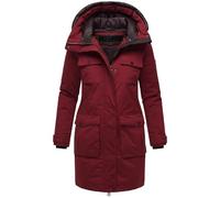 Navahoo Damen Winterjacke Jacke mit Kapuze Eissturm 14 Bordeaux Gr. XL
