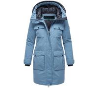 Navahoo Damen Winterjacke Jacke mit Kapuze Eissturm 14 Powder Blue Gr. XXL
