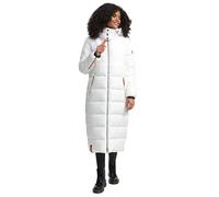 Navahoo Damen Winterjacke langer Winter Mantel Winter Jacke gesteppt warmer Steppmantel B926 [B926-Kristall-Offwhite-Gr.M]