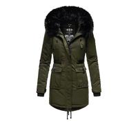 Navahoo Damen Winterjacke Luluna-Princess - Warm, Stylisch & Mit Teddyfell und Kunstfellkragen M