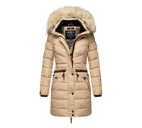 Steppmantel NAVAHOO "Paula" Gr. M (38), beige (dunkelbeige) Damen Mäntel Übergangsmäntel stylischer Winter Parka m. edlem Fellimitat (87282030-M)