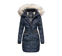 Steppmantel NAVAHOO "Paula", Damen, Gr. S (36), blau, Oberstoff: 100% Polyester; Futter: 100% Polyester; Wattierung: 100% Polyester; Ärmelfutter: 100% Polyester; Kunstpelz: 90% Polyacryl, 10% Polyeste