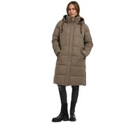 Navahoo Wintertanz Damen Winter Steppjacke mit abnehmbarer Kapuze S