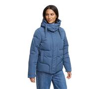 Navahoo Damen Winterjacke (S-3XL) - gesteppt mit abnehmbarer Kapuze - N115 - DusBlue Größe L - Gr.L