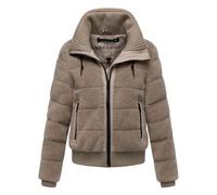 Navahoo Damen Winterjacke SCHNEEPUDER - kuschelig, modern & warm XL