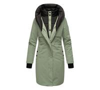 Navahoo Damen Winterjacke Snowelf - Leicht & Warm mit Magnetverschluss 2XL
