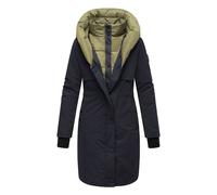 Navahoo Damen Winterjacke Snowelf - Leicht & Warm mit Magnetverschluss XL