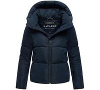 Steppjacke NAVAHOO "Frostherz XIV", Damen, Gr. XL (42), blau (navy), Obermaterial: 100% Polyester, Innenfutter: 100% Polyester, Wattierung: 100% Polyester, Ärmelfutter: 100% Polyester, modisch, gerade