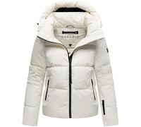 Steppjacke mit abnehmbarer Kapuze "Frostherz XIV" Offwhite XS
