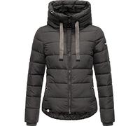 Steppjacke NAVAHOO "Amayaa", Damen, Gr. M (38), grau (anthrazit), Oberstoff: 100% Polyester. Futter: 100% Polyester. Wattierung: 100% Polyester. Ärmelfutter: 100% Polyester, figurumspielend hüftbedeck