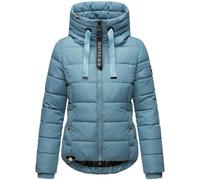 Navahoo Damen Winterjacke warme Steppjacke mit hohem Kragen und verstellbarer Kapuze Amayaa XS-XXL