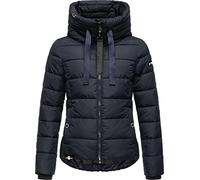 Steppjacke NAVAHOO "Amayaa", Damen, Gr. XS (34), blau (navy), Oberstoff: 100% Polyester. Futter: 100% Polyester. Wattierung: 100% Polyester. Ärmelfutter: 100% Polyester, figurumspielend hüftbedeckend,