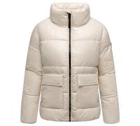 Navahoo Damen Winterjacke warme Steppjacke mit hohem Stehkragen Eispracht 14 Cream Gr. M