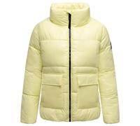 Navahoo Damen Winterjacke warme Steppjacke mit hohem Stehkragen Eispracht 14 Pastell Yellow Gr. L