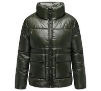 Kurzjacke NAVAHOO "Eispracht 14", Damen, Gr. L (40), grün (olivgrün), Obermaterial: 100% Polyester, Innenfutter: 100% Polyester, Wattierung: 100% Polyester, Ärmelfutter: 100% Polyester, gerade hüftbed