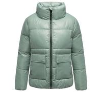 Navahoo Damen Winterjacke warme Steppjacke mit hohem Stehkragen Eispracht 14 Smokey Mint Gr. M