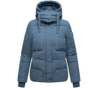 Steppjacke NAVAHOO "Zauberlicht 14", Damen, Gr. XXXL (46), blau, Obermaterial: 100% Polyester, Innenfutter: 100% Polyester, Wattierung: 100% Polyester, Ärmelfutter: 100% Polyester, gerade hüftbedecken