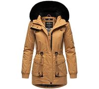 Wintermantel MARIKOO "Olessaa" Gr. S (36), braun (camelfarben) Damen Mäntel (99048651-S) camelfarben