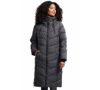 Navahoo Damen Winterjacke (XS-3XL) - Wasserabweisend, zum Teil mit Teddyfell, 4 Taschen, Steppmantel mit Kapuze, Warme Jacke Frauen - N009 (3XL, Anthrazit)