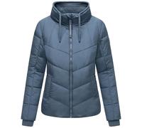 Steppjacke NAVAHOO "Liebesfee 14" Gr. M (38), blau (rauchblau) Damen Jacken (47987440-M) rauchblau