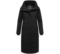 Navahoo Damen Wintermantel - langer Mantel warm, wasserabweisend, winddicht, atmungsaktiv, Damenjacke für Winter, Traumblüte S - 3XL (DE/NL/SE/PL, Alphanumerisch, XL, Regular, Regular, Schwarz)