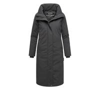 Wintermantel NAVAHOO "Traumblüte 14", Damen, Gr. L (40), anthrazit, Obermaterial: 100% Polyester, Innenfutter: 100% Polyester, Wattierung: 100% Polyester, Ärmelfutter: 100% Polyester, gerade ca. Mitte