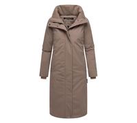 Wintermantel NAVAHOO "Traumblüte 14", Damen, Gr. M (38), taupe, Obermaterial: 100% Polyester, Innenfutter: 100% Polyester, Wattierung: 100% Polyester, Ärmelfutter: 100% Polyester, gerade ca. Mitte Wad