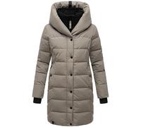 Steppmantel NAVAHOO "Knutschilein" Gr. L (40), grau Damen Mäntel Übergangsmäntel Stylischer Damenmantel mit abnehmbarem Fleece-Kragen (78155954-L)