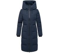 Steppmantel NAVAHOO "Schokokuss XIV", Damen, Gr. XXL (44), blau (navy), Obermaterial: 92% Nylon, 8% Elasthan; Innenfutter: 100% Polyester; Wattierung: 100% Polyester; Ärmelfutter: 100% Polyester, tail