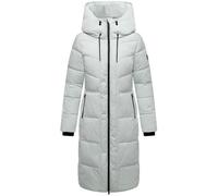 Steppmantel NAVAHOO "Schokokuss XIV", Damen, Gr. M (38), blau (ice), Obermaterial: 92% Nylon, 8% Elasthan; Innenfutter: 100% Polyester; Wattierung: 100% Polyester; Ärmelfutter: 100% Polyester, modisch