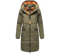 Warmer Wintermantel mit Kapuze "Bliblablubb 14" Olive Forest XXL
