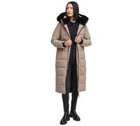 Winterjacke NAVAHOO "Knuddelfee", Damen, Gr. XS, taupe grau, Obermaterial: 100% Polyester ; Innenmaterial: 100% Polyester; Futter: 100% Polyester, Jacken, mit hoch schließendem Kragen (72189105-XS) ta