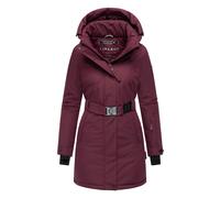 Wintermantel NAVAHOO "Frostkuss 14", Damen, Gr. S (36), rot (weinrot), Obermaterial: 100% Polyester, Innenfutter: 100% Polyester, Wattierung: 100% Polyester, Ärmelfutter: 100% Polyester, modisch, figu