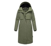 Wintermantel NAVAHOO "Eismelodie 14", Damen, Gr. S (36), grün (olivgrün), Obermaterial: 100% Polyester, Innenfutter: 100% Polyester, Wattierung: 100% Polyester, Ärmelfutter: 100% Polyester, modisch, f