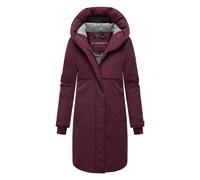 Wintermantel NAVAHOO "Domingaa 14", Damen, Gr. XS (34), rot (weinrot), Obermaterial: 100% Polyester, Futter 1: 95% Polyester, 5% Elasthan, Futter 2: 100% Polyester, Wattierung: 100% Polyester, Ärmelfu