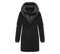 Kurzmantel NAVAHOO "Flauschwunder 14", Damen, Gr. M (38), schwarz, Obermaterial: 90% Polyacryl, 8% Viscose, 2% Elastan; Obermaterial 2: 100% Polyester; Innenfutter: 100% Polyester; Wattierung: 100% Po