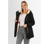 Winterjacke NAVAHOO "Ireliaa" Gr. S (36), schwarz Damen Jacken Winterjacken mit warmen Teddyfell Bestseller (58328701-S)