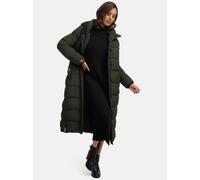 Steppmantel NAVAHOO "Isalie" Gr. XXL (44), grün (olivgrün) Damen Mäntel Übergangsmäntel zeitloser Wintermantel mit abnehmbarer Kapuze (53427849-XXL)