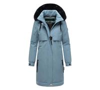 Navahoo Kaltwetterretter Damen Winter Parka mit Kunstfellkragen L