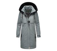 Navahoo Kaltwetterretter Damen Winter Parka mit Kunstfellkragen S