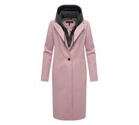 Langmantel NAVAHOO "Kekstraum 14", Damen, Gr. L (40), rosa (hellrosa), Obermaterial 1: 95% Polyester, 3% Viskose, 2% Elasthan; Obermaterial 2: 100% Polyester; Innenfutter: 100% Polyester; Ärmelfutter: