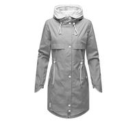 Kurzmantel NAVAHOO "Xankaa" Gr. XL (42), grau Damen Mäntel (25414709-XL) grau