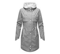 Kurzmantel NAVAHOO "Xankaa" Gr. XXXL (46), grau Damen Mäntel (25414709-XXXL) grau