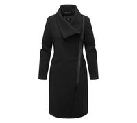 Kurzmantel NAVAHOO "Samtrose 14", Damen, Gr. M (38), schwarz, Obermaterial: 90% Polyester, 10% Viskose, Innenfutter: 100% Polyester, Ärmelfutter: 100% Polyester, elegant, figurumspielend knieumspielen