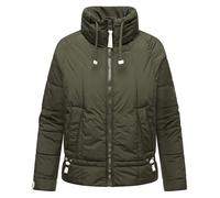 Steppjacke NAVAHOO "Luftzauber 14", Damen, Gr. XS (34), grün (olivgrün), Obermaterial: 100% Polyester; Innenfutter: 100% Polyester; Ärmelfutter: 100% Polyester; Wattierung: 100% Polyester, oversize hü