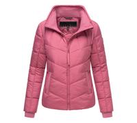 Steppjacke mit hohem Kragen "Liebesfee 14" Berry Rouge L
